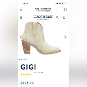 ISO Lucchese Gigi size 7 6.5